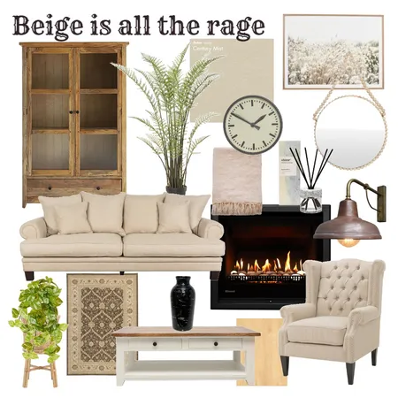 Beige is all the rage Interior Design Mood Board by L-A on Style Sourcebook