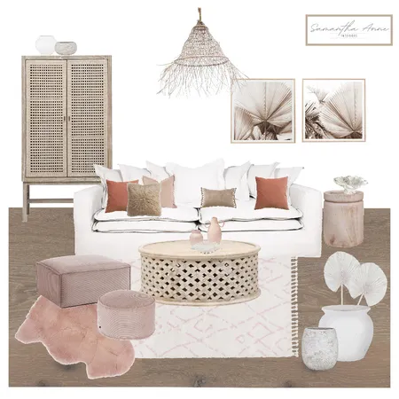 Shades of Peach & Pink Interior Design Mood Board by Samantha Anne Interiors on Style Sourcebook