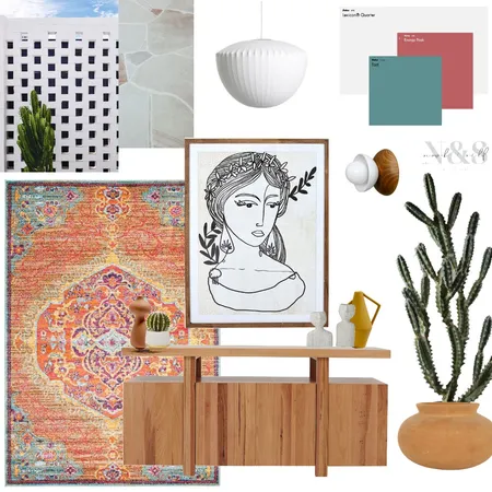 Mid Century Two Interior Design Mood Board by Nook & Sill Interiors on Style Sourcebook
