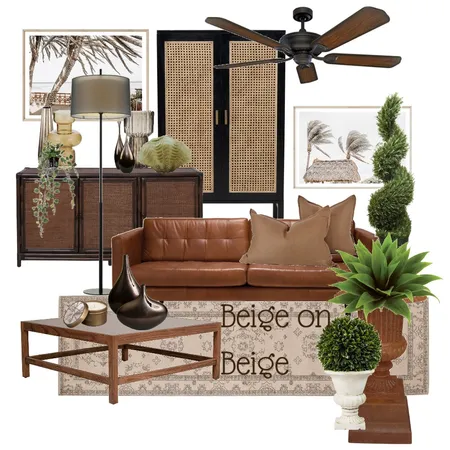 BEIGE ON BEIGE Interior Design Mood Board by WHAT MRS WHITE DID on Style Sourcebook
