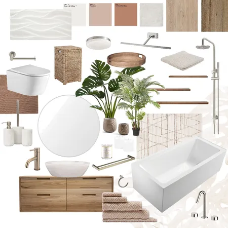 Bathroom - warm and cozy Interior Design Mood Board by claradiation on Style Sourcebook
