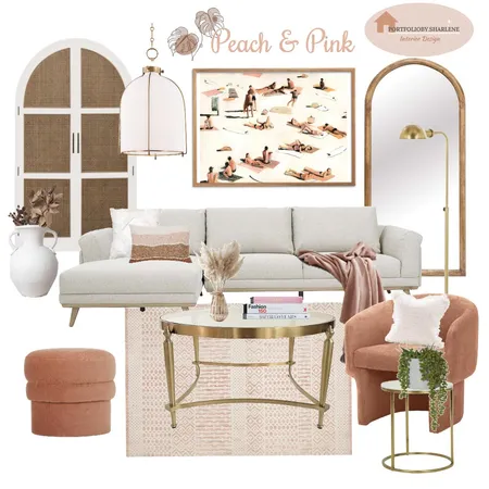 Peach & Pink Interior Design Mood Board by portfolioby.sharlene on Style Sourcebook