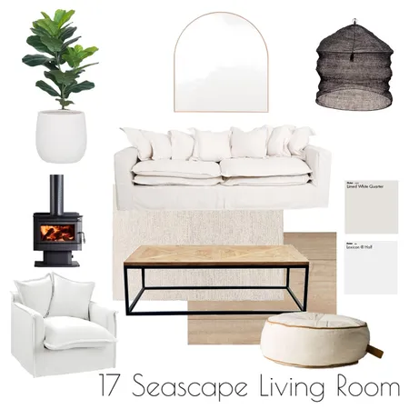 Seascape Living Room Interior Design Mood Board by Clairelgardiner on Style Sourcebook