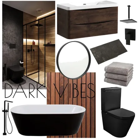 Dark Vibes Interior Design Mood Board by KCN Designs on Style Sourcebook
