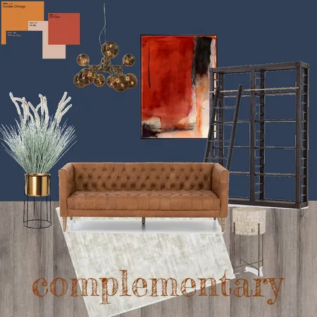 complementary scheme living room Interior Design Mood Board by raniasuccar on Style Sourcebook