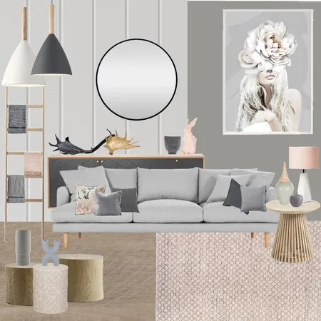 Grey and blush lounge Interior Design Mood Board by 81onthehill on Style Sourcebook