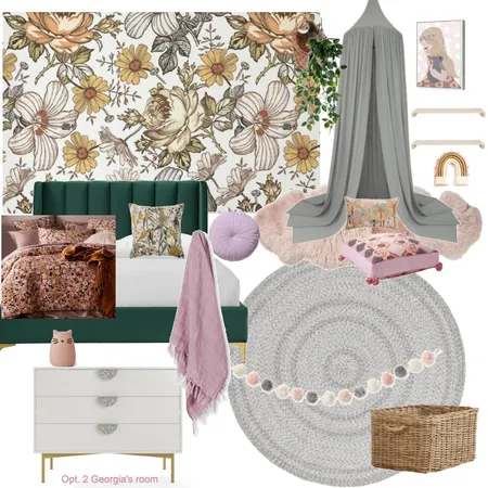 Opt 2 - Georgia's Bedroom Interior Design Mood Board by The Renovate Avenue on Style Sourcebook