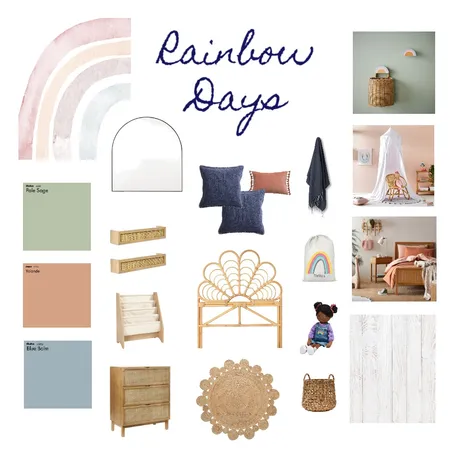 Rainbow Days Interior Design Mood Board by Brooklyn Interior Design on Style Sourcebook