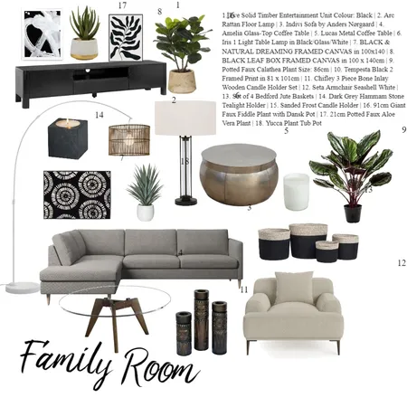 Family room Interior Design Mood Board by m-o-o-n on Style Sourcebook