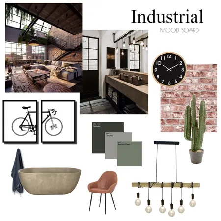 Industrial Interior Design Mood Board by Katie Allnutt on Style Sourcebook