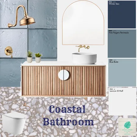 Coastal Bathroom Interior Design Mood Board by Fresh Start Styling & Designs on Style Sourcebook