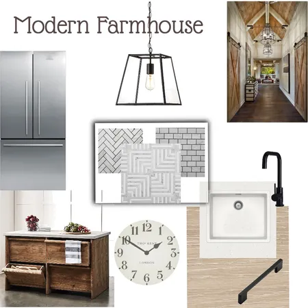 Modern Farmhouse Interior Design Mood Board by Charlotte on Style Sourcebook