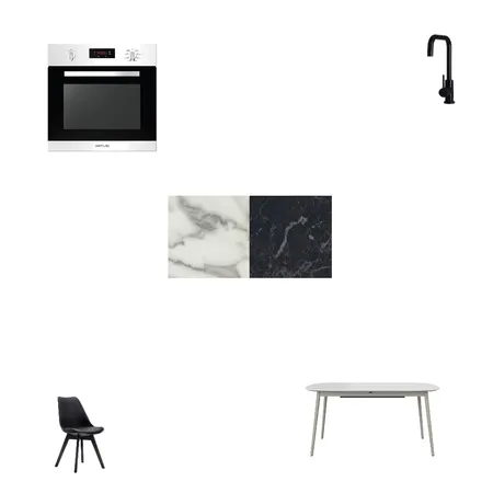 black & white kitchen/dining Interior Design Mood Board by Juls on Style Sourcebook