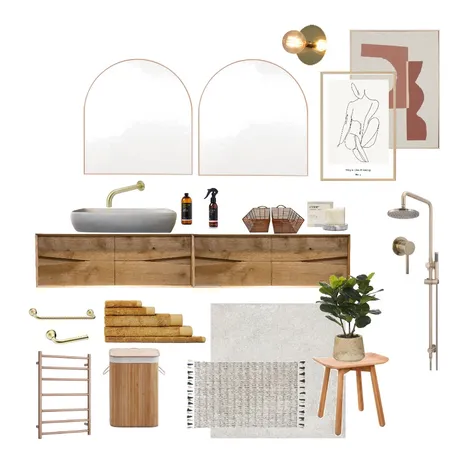 Baño monoambiente Interior Design Mood Board by sora on Style Sourcebook