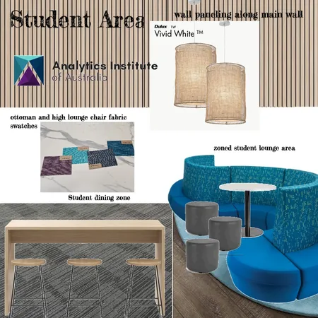 AIA-Student Common Area Interior Design Mood Board by FionaGatto on Style Sourcebook