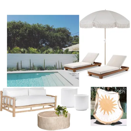 Outdoor pool area Interior Design Mood Board by Amyyyrose on Style Sourcebook