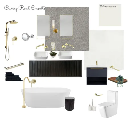 Currey Road Bathroom Rev1 Interior Design Mood Board by BBStyle on Style Sourcebook
