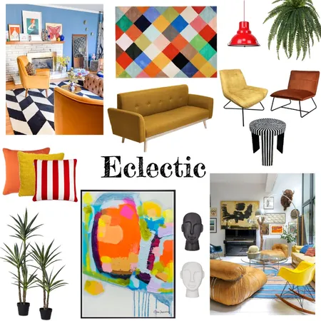 Eclectic Interior Design Mood Board by ReneeGatto Designs on Style Sourcebook