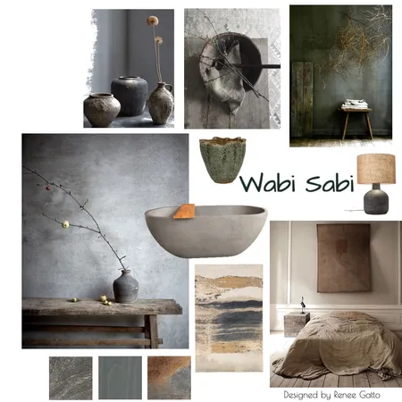 Wabi Sabi Interior Design Mood Board by ReneeGatto Designs on Style Sourcebook