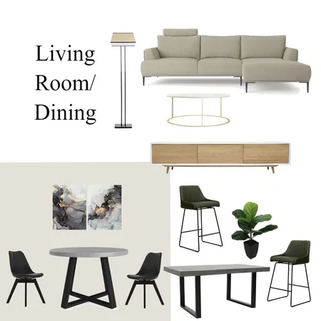 Dining/Living 2 Interior Design Mood Board by jessiehn on Style Sourcebook