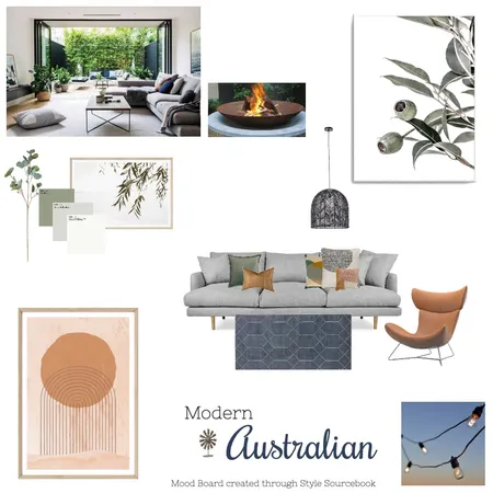 Modern Australian Mood Board - Assignment 3 - Part A Interior Design Mood Board by Spaces To Liv on Style Sourcebook