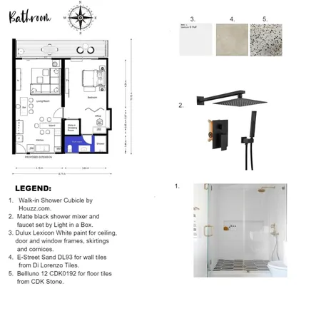 Module 10 Bathroom Interior Design Mood Board by Kathy Crichton on Style Sourcebook