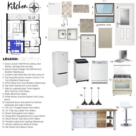 Module 10 Kitchen Interior Design Mood Board by Kathy Crichton on Style Sourcebook