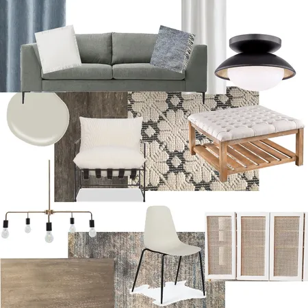 Home Living/Dining Interior Design Mood Board by Sydney on Style Sourcebook