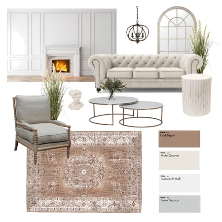 Modern Traditional Living Room Interior Design Mood Board by AnnaDareLofdahl on Style Sourcebook