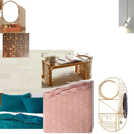 Eclectic Bedroom Interior Design Mood Board by PureJoy on Style Sourcebook