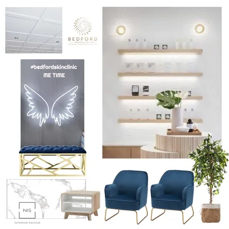 Bedford Skin Clinic -Waiting Area (option F) Interior Design Mood Board by Nis Interiors on Style Sourcebook