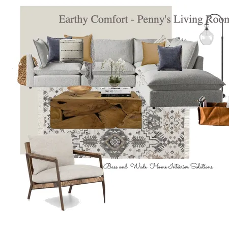 Penny's Project Living Room - Earthy Comfort Interior Design Mood Board by Bass and Wade Home Interior Solutions on Style Sourcebook