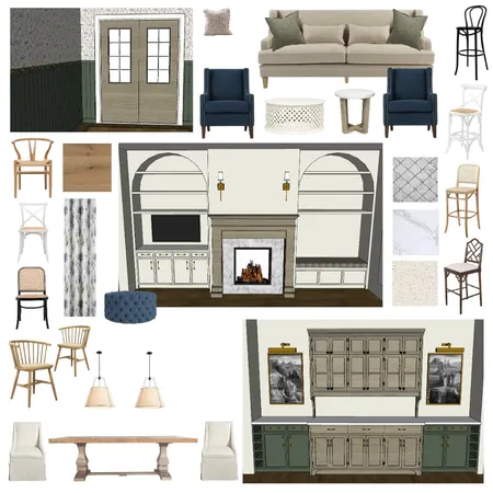 Steph + Corey Hildebrand Interior Design Mood Board by rooms by robyn on Style Sourcebook
