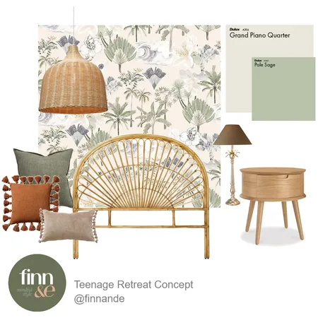 Teenage Retreat Concept Interior Design Mood Board by Finn & e on Style Sourcebook
