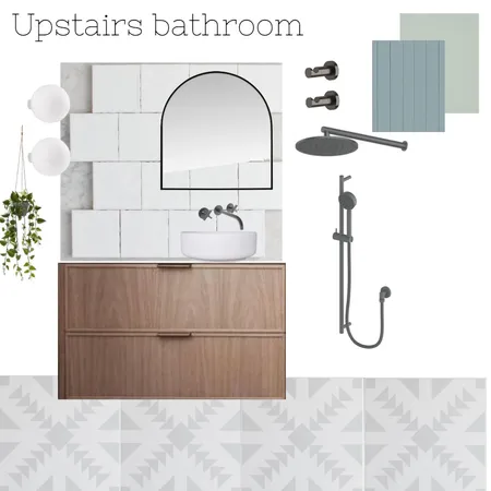 Upstairs bathroom Interior Design Mood Board by The Creative Advocate on Style Sourcebook