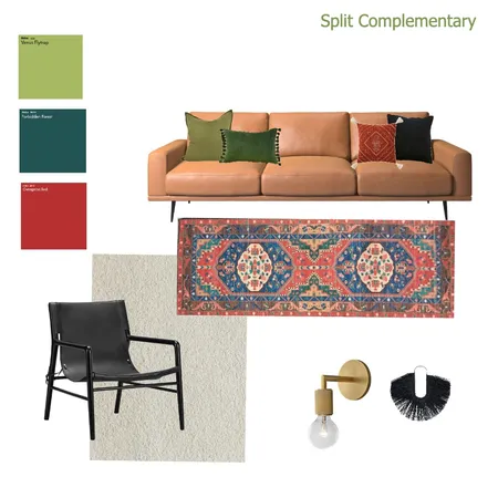 Split Complementary Interior Design Mood Board by TL on Style Sourcebook