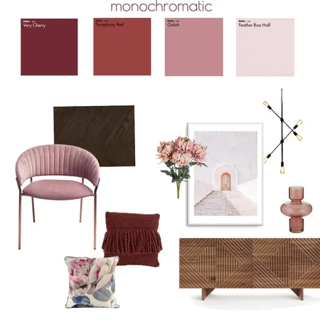 Monochromatic Interior Design Mood Board by TL on Style Sourcebook