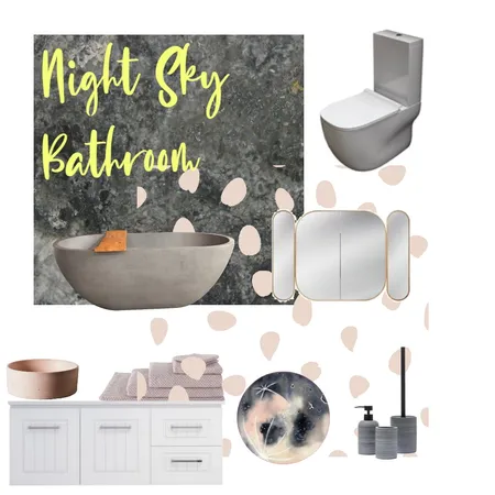 Night Sky Bathroom Design Interior Design Mood Board by Aina Dyandra on Style Sourcebook