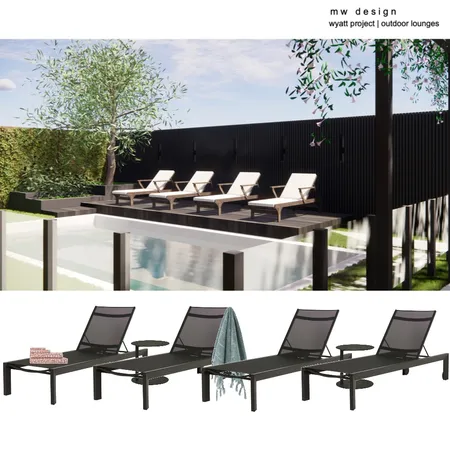 Wyatt Project | Outdoor Lounges Interior Design Mood Board by Henry Weir on Style Sourcebook