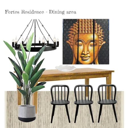 Fortes Residence - Dining Area Interior Design Mood Board by vingfaisalhome on Style Sourcebook
