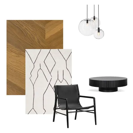 Black and white living Interior Design Mood Board by sowk on Style Sourcebook