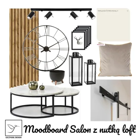 moodboard salon z nutką loft Interior Design Mood Board by SzczygielDesign on Style Sourcebook