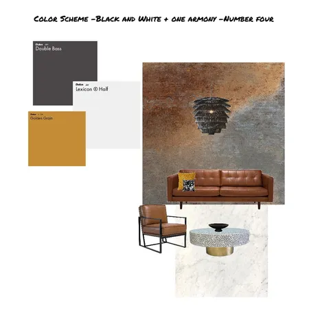 Color Scheme Black And White Armony -Number four Interior Design Mood Board by zenic mujica on Style Sourcebook
