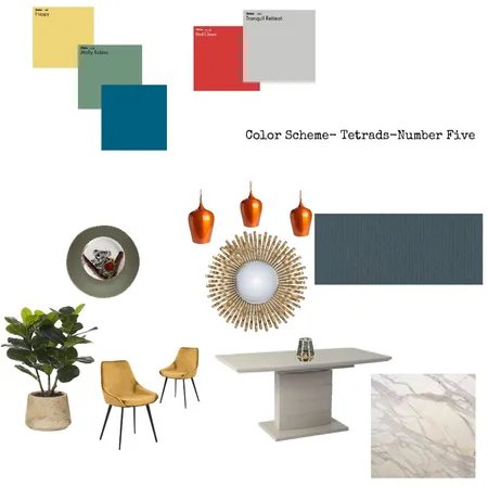 Color Scheme Tetrands - Number Five Interior Design Mood Board by zenic mujica on Style Sourcebook
