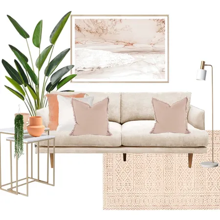 peach and pink Interior Design Mood Board by Zenn House on Style Sourcebook