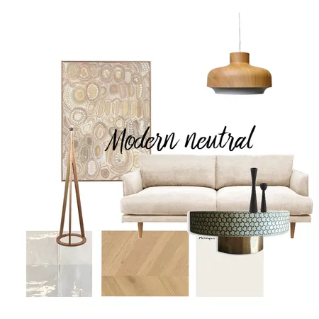 Modern neutral living room Interior Design Mood Board by Lilla on Style Sourcebook