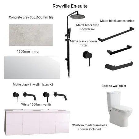 Rowville bathroom Interior Design Mood Board by Hilite Bathrooms on Style Sourcebook