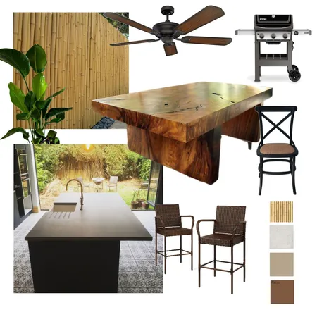 Tropical BBQ Area Interior Design Mood Board by Gia123 on Style Sourcebook