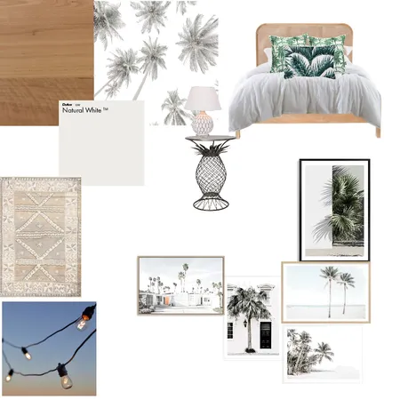 Palm Bedroom Interior Design Mood Board by Nora_Everett on Style Sourcebook