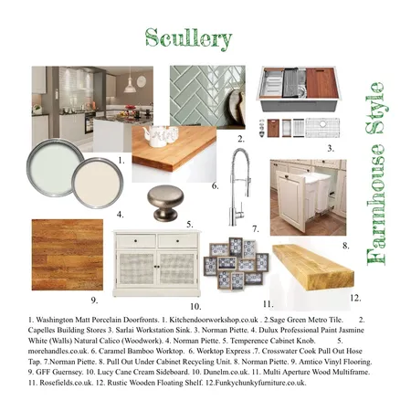 Catherine Wright Scullery Interior Design Mood Board by JayresDesign on Style Sourcebook